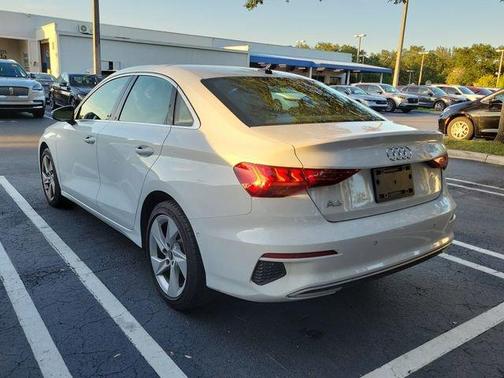 Glacier White Metallic 2024 Audi A3 40 Premium