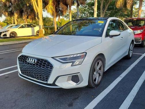 Glacier White Metallic 2024 Audi A3 40 Premium