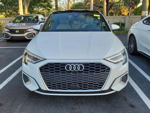 Glacier White Metallic 2024 Audi A3 40 Premium
