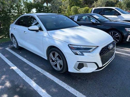 Glacier White Metallic 2024 Audi A3 40 Premium