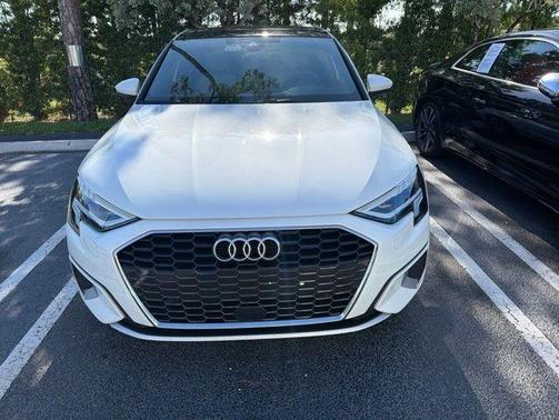 Glacier White Metallic 2024 Audi A3 40 Premium