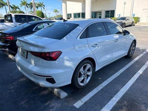 Glacier White Metallic 2024 Audi A3 40 Premium
