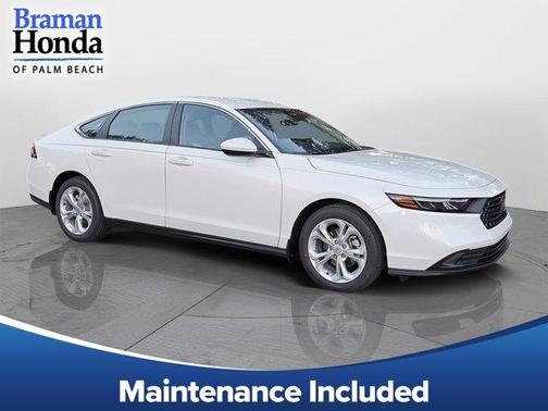 Platinum White Pearl 2026 Honda Accord LX