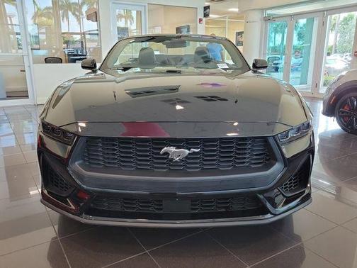 Shadow Black 2025 Ford Mustang EcoBoost Premium