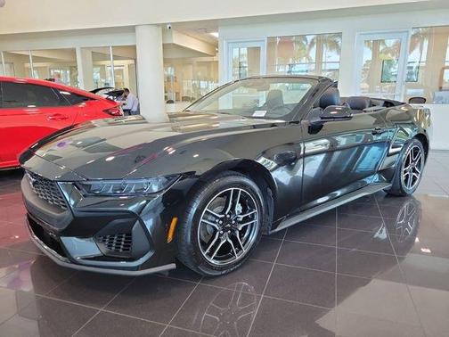 Shadow Black 2025 Ford Mustang EcoBoost Premium