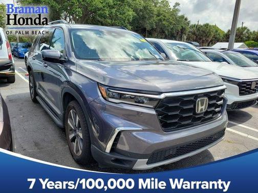 Modern Steel Metallic 2025 Honda Pilot Touring