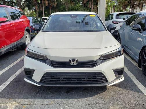 Platinum White Pearl 2024 Honda Civic Sport