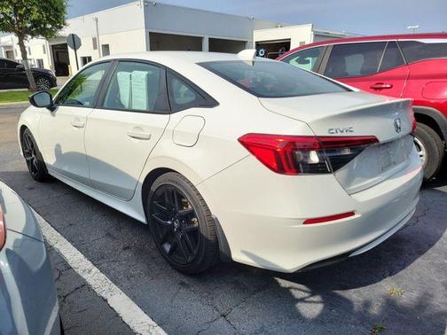 Platinum White Pearl 2024 Honda Civic Sport