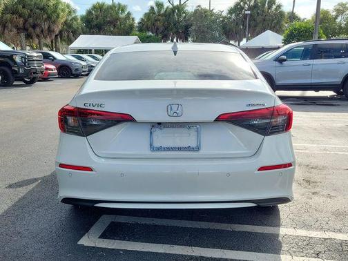 Platinum White Pearl 2024 Honda Civic Touring