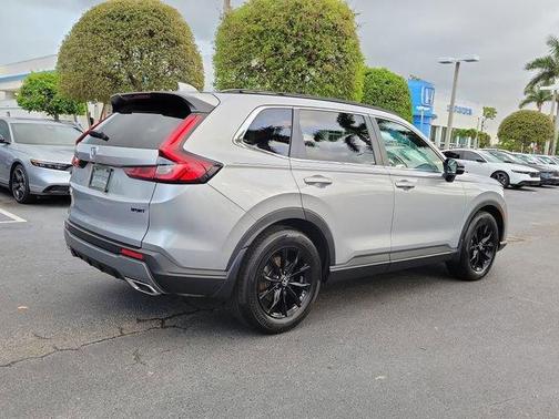 Lunar Silver Metallic 2024 Honda CR-V Hybrid Sport