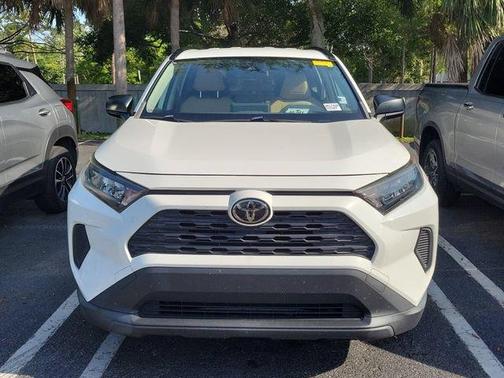 Super White 2019 Toyota RAV4 LE