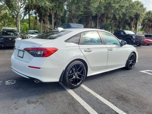 Platinum White Pearl 2023 Honda Civic Sport