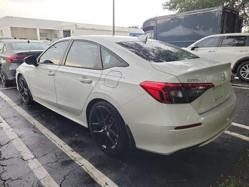 Platinum White Pearl 2023 Honda Civic Sport