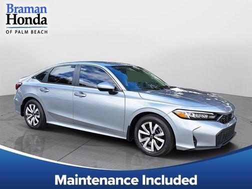 Solar Silver Metallic 2026 Honda Civic LX
