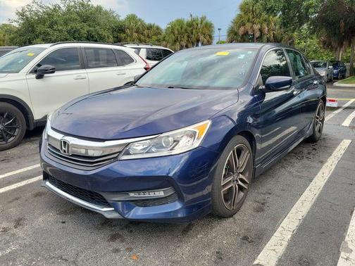 Obsidian Blue Pearl 2017 Honda Accord Sport