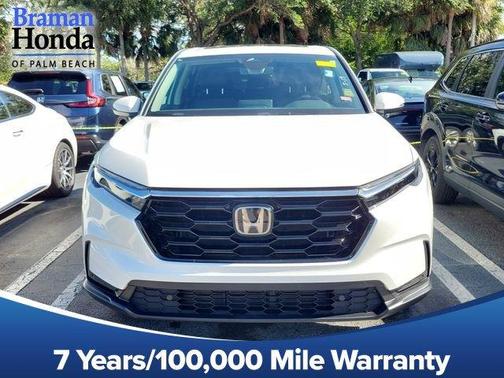 Platinum White Pearl 2023 Honda CR-V EX-L