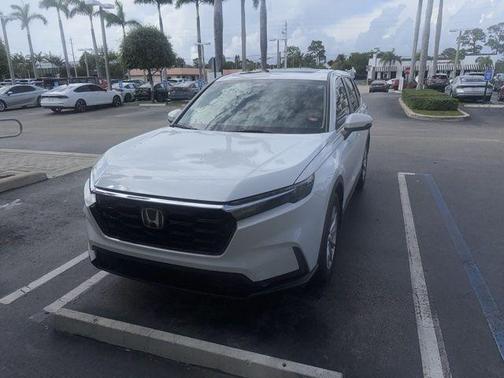 Platinum White Pearl 2023 Honda CR-V EX-L