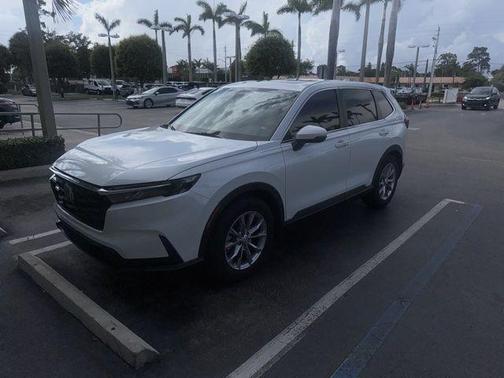 Platinum White Pearl 2023 Honda CR-V EX-L