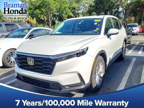 Platinum White Pearl 2023 Honda CR-V EX-L