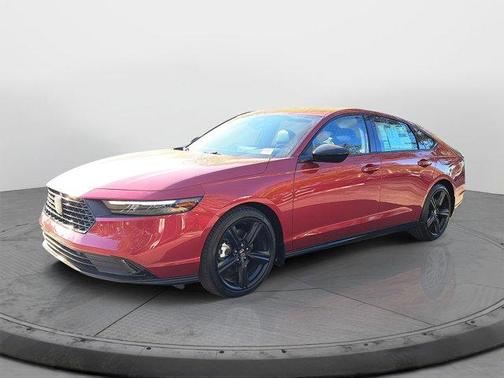 Radiant Red Metallic 2026 Honda Accord Hybrid Sport-L