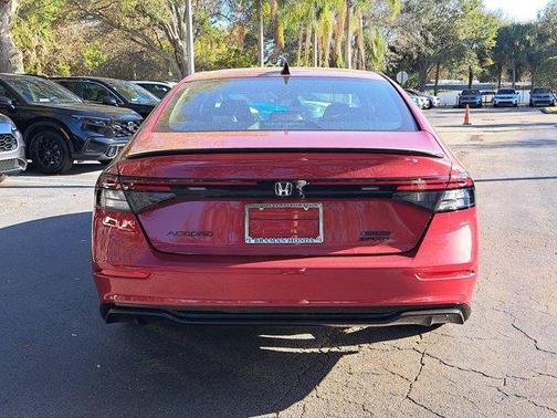 Radiant Red Metallic 2026 Honda Accord Hybrid Sport-L