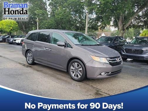 Smoky Topaz Metallic 2016 Honda Odyssey Touring Elite