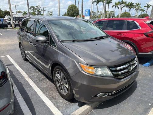 Smoky Topaz Metallic 2016 Honda Odyssey Touring Elite