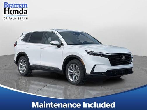 Platinum White Pearl 2025 Honda CR-V EX-L