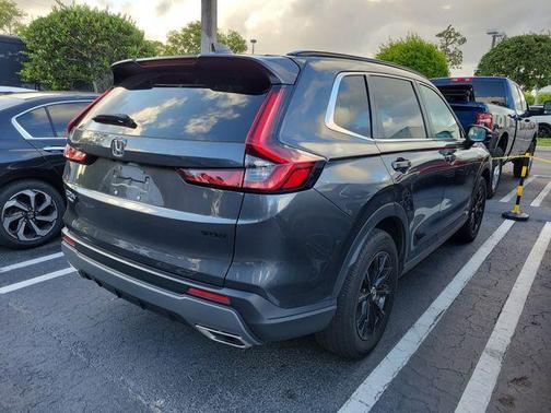 Meteorite Gray Metallic 2024 Honda CR-V Hybrid Sport