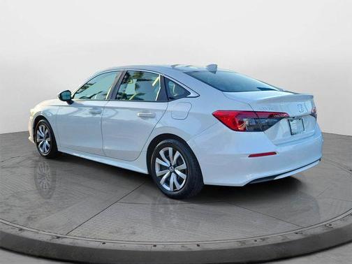 Platinum White Pearl 2024 Honda Civic LX