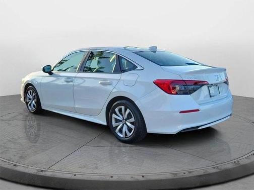 Platinum White Pearl 2024 Honda Civic LX