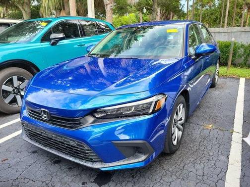 Aegean Blue Metallic 2023 Honda Civic LX
