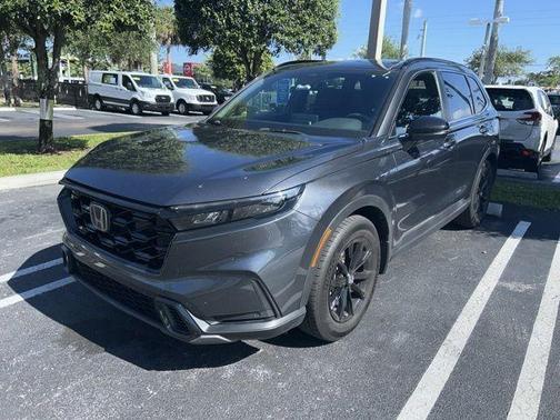 Meteorite Gray Metallic 2024 Honda CR-V Hybrid Sport-L