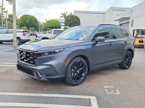 Meteorite Gray Metallic 2024 Honda CR-V Hybrid Sport-L