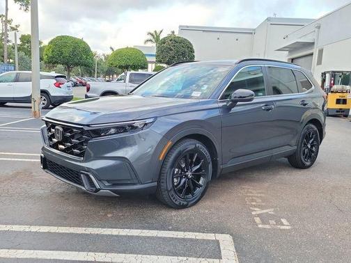 Meteorite Gray Metallic 2024 Honda CR-V Hybrid Sport-L