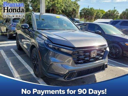 Meteorite Gray Metallic 2024 Honda CR-V Hybrid Sport-L
