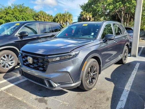Meteorite Gray Metallic 2024 Honda CR-V Hybrid Sport-L