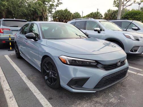 Meteorite Gray Metallic 2024 Honda Civic Sport