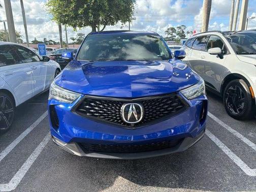 Apex Blue Pearl 2023 Acura RDX A-Spec Advance Package