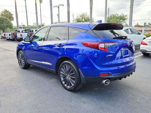 Apex Blue Pearl 2023 Acura RDX A-Spec Advance Package