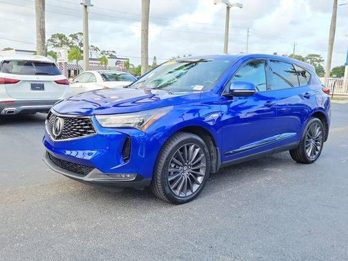 Apex Blue Pearl 2023 Acura RDX A-Spec Advance Package