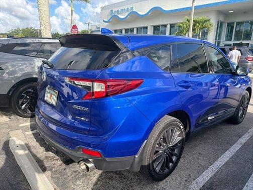 Apex Blue Pearl 2023 Acura RDX A-Spec Advance Package