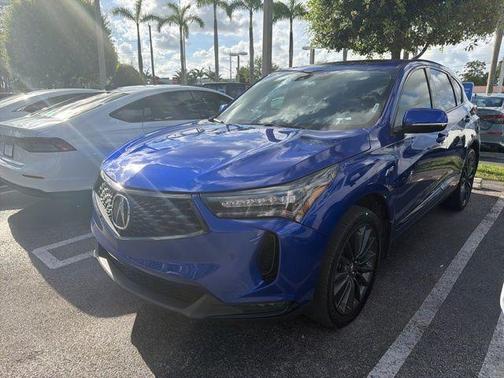 Apex Blue Pearl 2023 Acura RDX A-Spec Advance Package