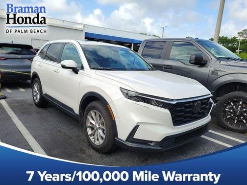 Platinum White Pearl 2023 Honda CR-V EX