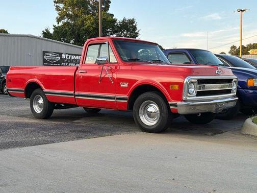Orange 1969 Chevrolet C10/K10 350