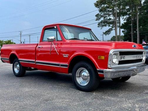 Orange 1969 Chevrolet C10/K10 350