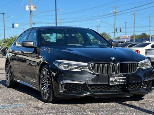 Black Sapphire Metallic 2018 BMW M550 i Xdrive