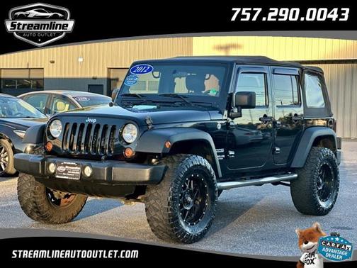 Black Clearcoat 2012 Jeep Wrangler Unlimited Sport