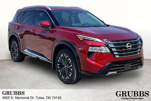 Scarlet Ember Tintcoat 2025 Nissan Rogue Platinum