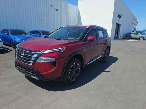 Scarlet Ember Tintcoat 2025 Nissan Rogue Platinum